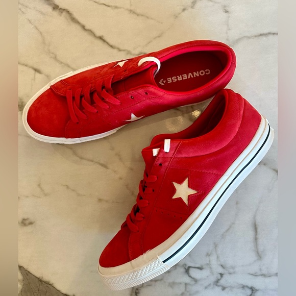 COPY - NEW Converse One Star Ox Suede Red Size 13 LIMITED EDITION. - Picture 6 of 14